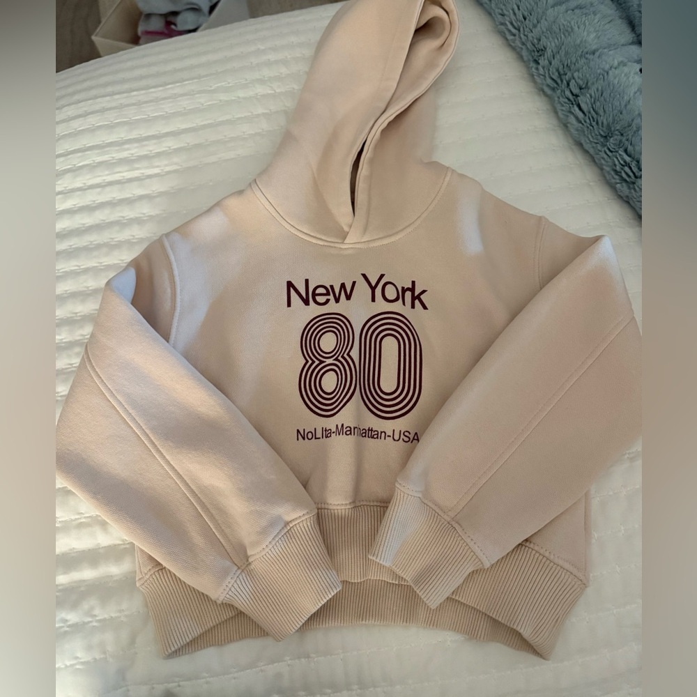 Zara Kid’s Dusty Pink Hoodie Size 6